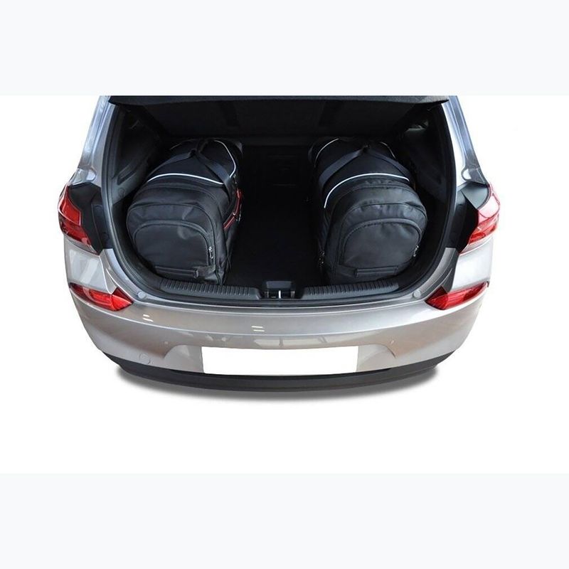 KJUST csomagtartó táska szett Hyundai I30 Hatchback 2017+ 4 db fekete 20