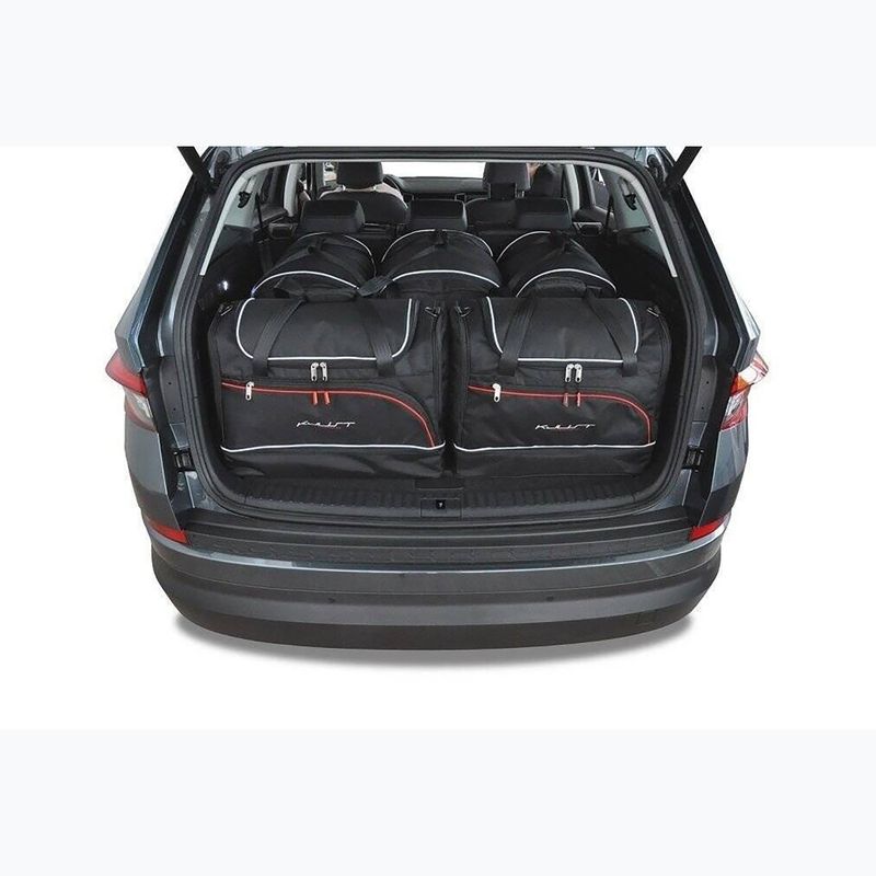 KJUST Skoda Kodiaq csomagtérzsák szett 2016-2023 5 db fekete. 11
