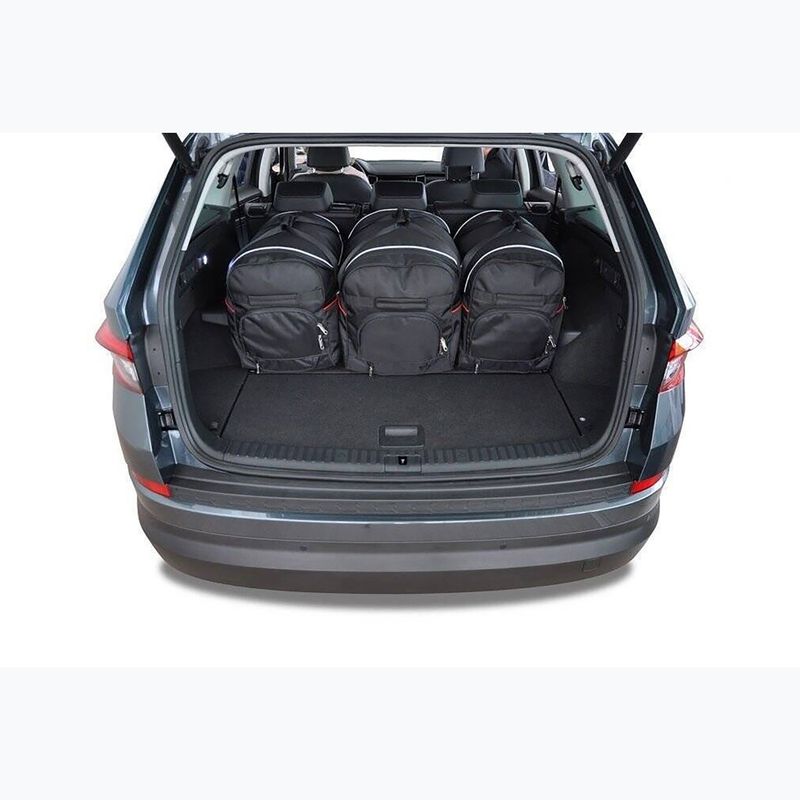 KJUST Skoda Kodiaq csomagtérzsák szett 2016-2023 5 db fekete. 13