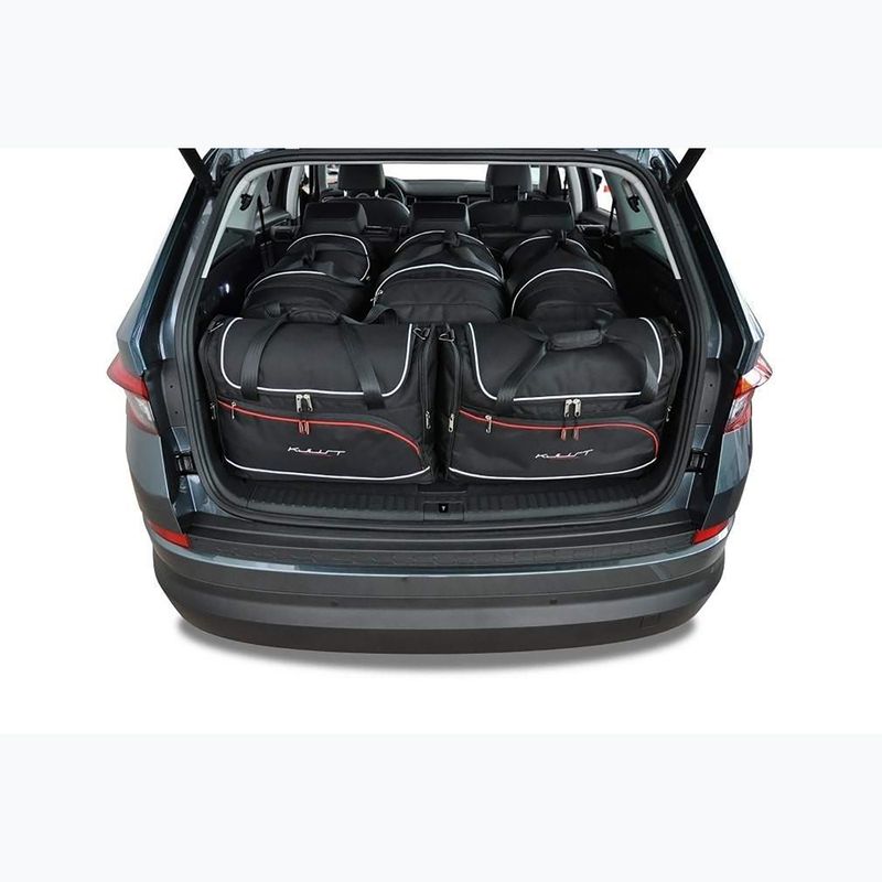 KJUST Skoda Kodiaq csomagtérzsák szett 2016-2023 5 db fekete. 11