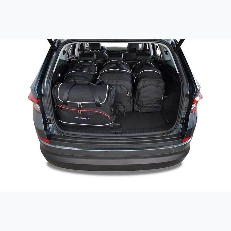 KJUST Skoda Kodiaq csomagtérzsák szett 2016-2023 5 db fekete. 12