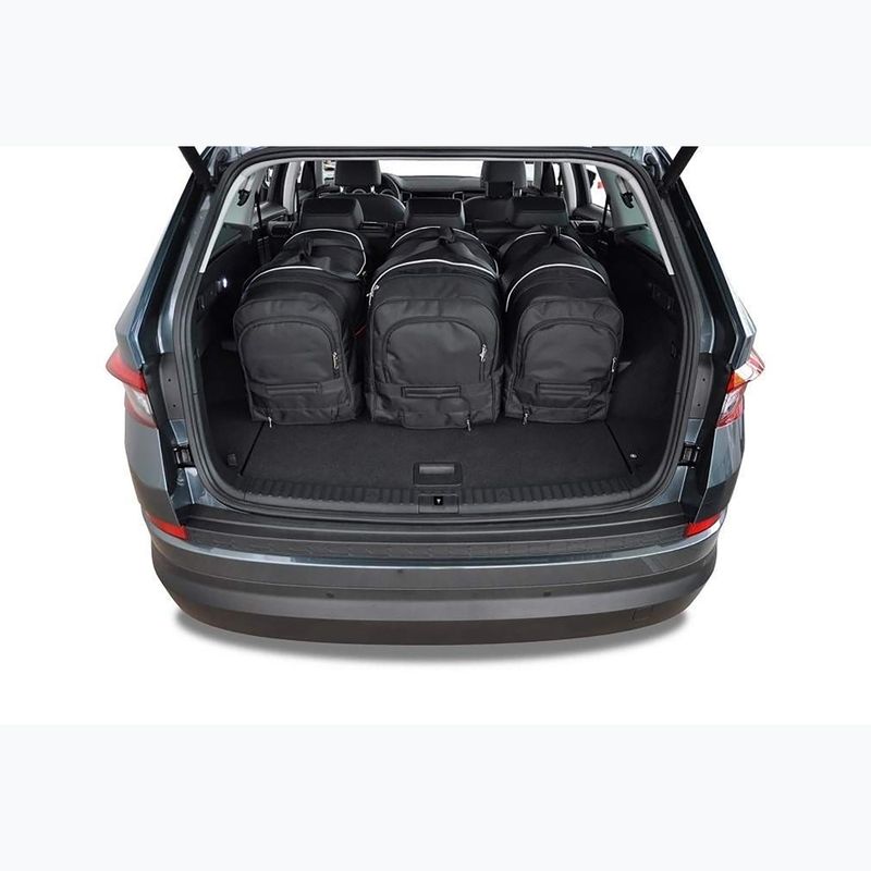 KJUST Skoda Kodiaq csomagtérzsák szett 2016-2023 5 db fekete. 13