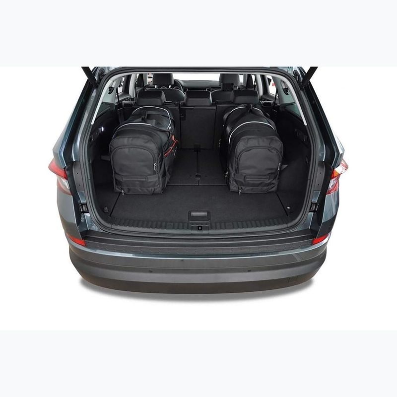 KJUST Skoda Kodiaq csomagtérzsák szett 2016-2023 5 db fekete. 14