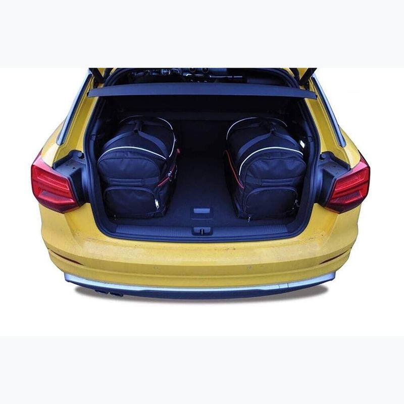 KJUST Audi Q2 csomagtartó táska szett 2016+ 4 db fekete 18