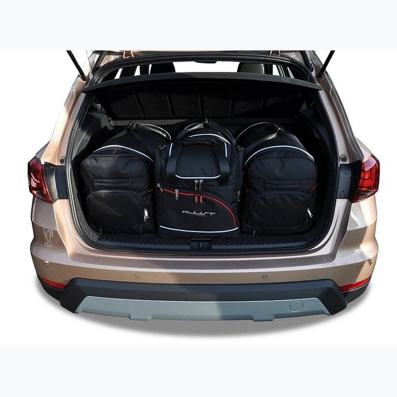 KJUST Seat Arona 2017+ 4 csomagtartó táska szett fekete. 12