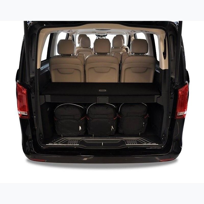 KJUST Mercedes-Benz V Long 2015+ 7 csomagtartó táska szett fekete. 15