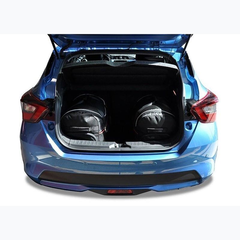 KJUST Nissan Micra 2017+ csomagtartó táska szett 3 db fekete. 13