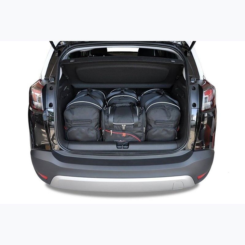 KJUST csomagtartó táska szett Opel Crossland X 2017+ 4 db fekete. 12