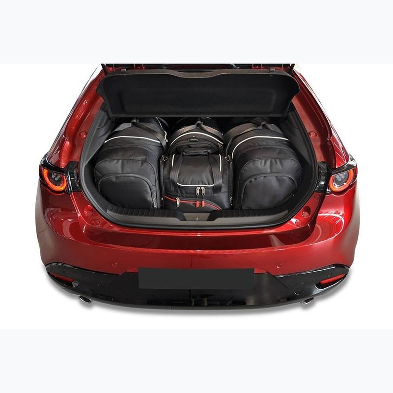 KJUST Mazda 3 Hatchback 2018+ 4 csomagtáska szett fekete. 13