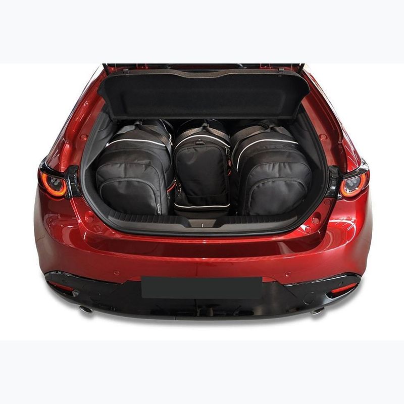 KJUST Mazda 3 Hatchback 2018+ 4 csomagtáska szett fekete. 14