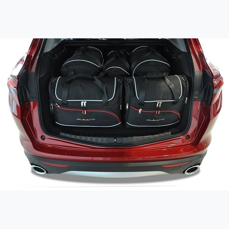 KJUST Alfa Romeo Stelvio 2017+ 5 csomagtartó táska szett fekete. 15