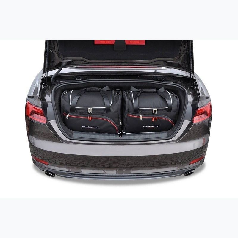 KJUST Audi A5 Cabrio 2017-2018 csomagtartó táska szett 4 db fekete 13