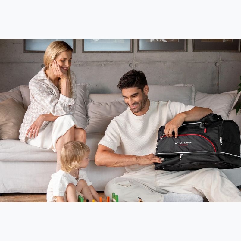 KJUST Nissan Leaf Electric 2017+ 4 csomagtáska szett fekete. 17