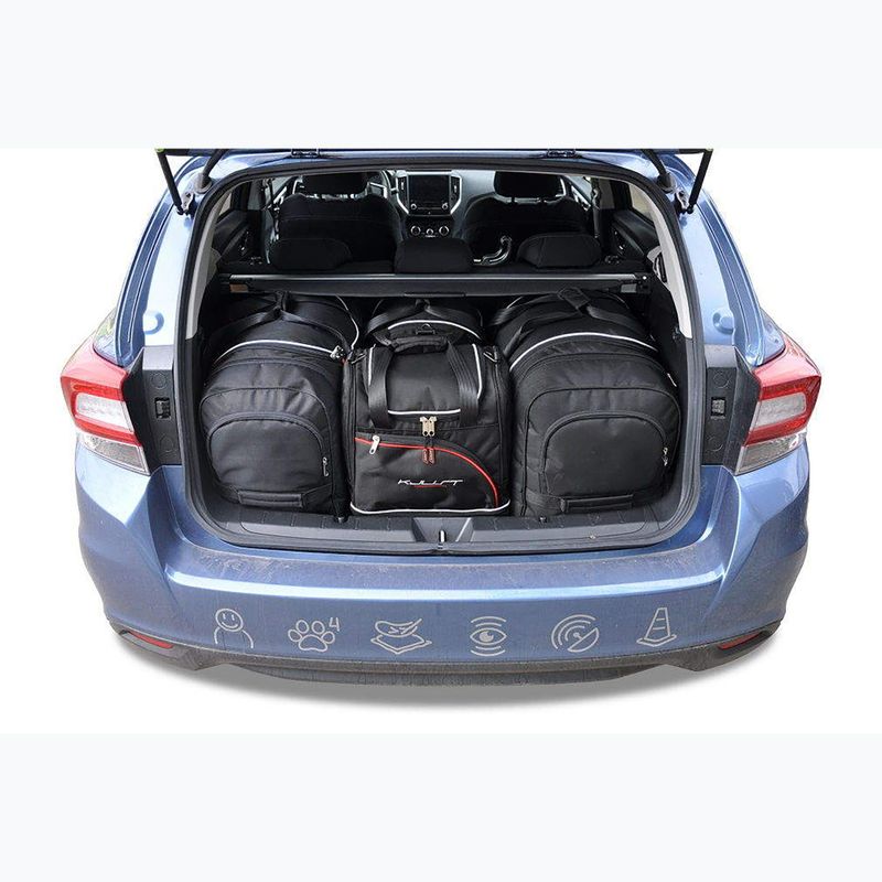KJUST csomagtérzsák szett Subaru Impreza 2017+ 4 db fekete. 13