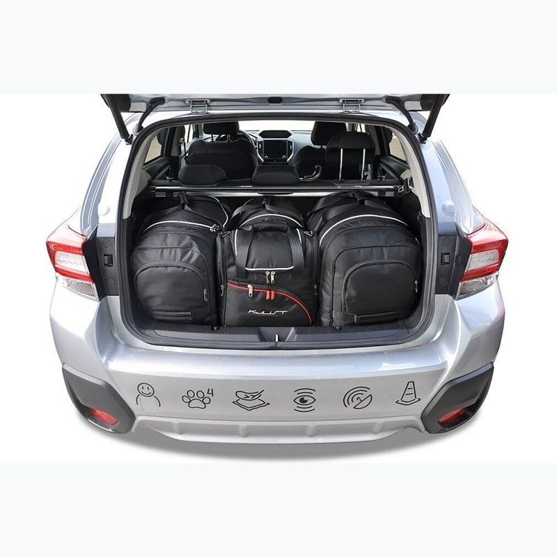 KJUST Subaru Xv csomagtartó táska szett 2017+ 4 db fekete. 14