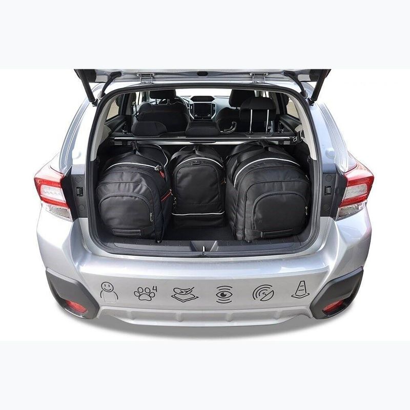 KJUST Subaru Xv csomagtartó táska szett 2017+ 4 db fekete. 15