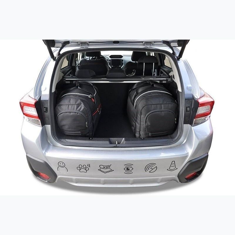 KJUST Subaru Xv csomagtartó táska szett 2017+ 4 db fekete. 16