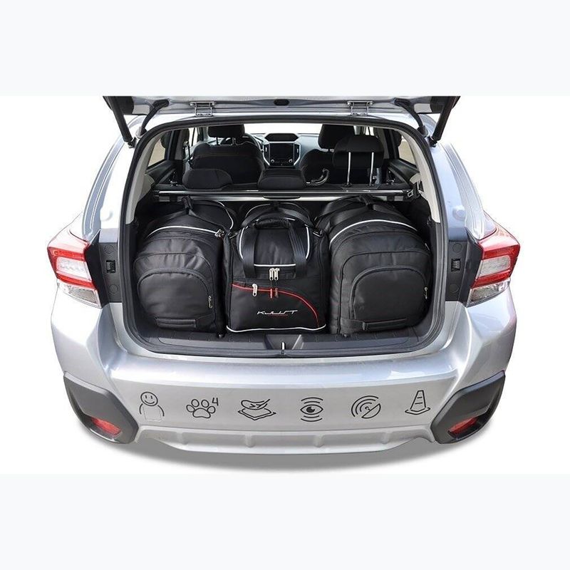 KJUST Subaru Xv csomagtartó táska szett 2017+ 4 db fekete. 12