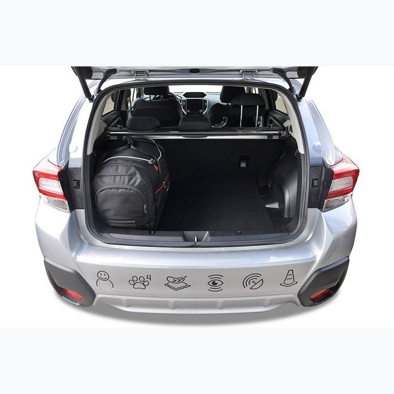 KJUST Subaru Xv csomagtartó táska szett 2017+ 4 db fekete. 15