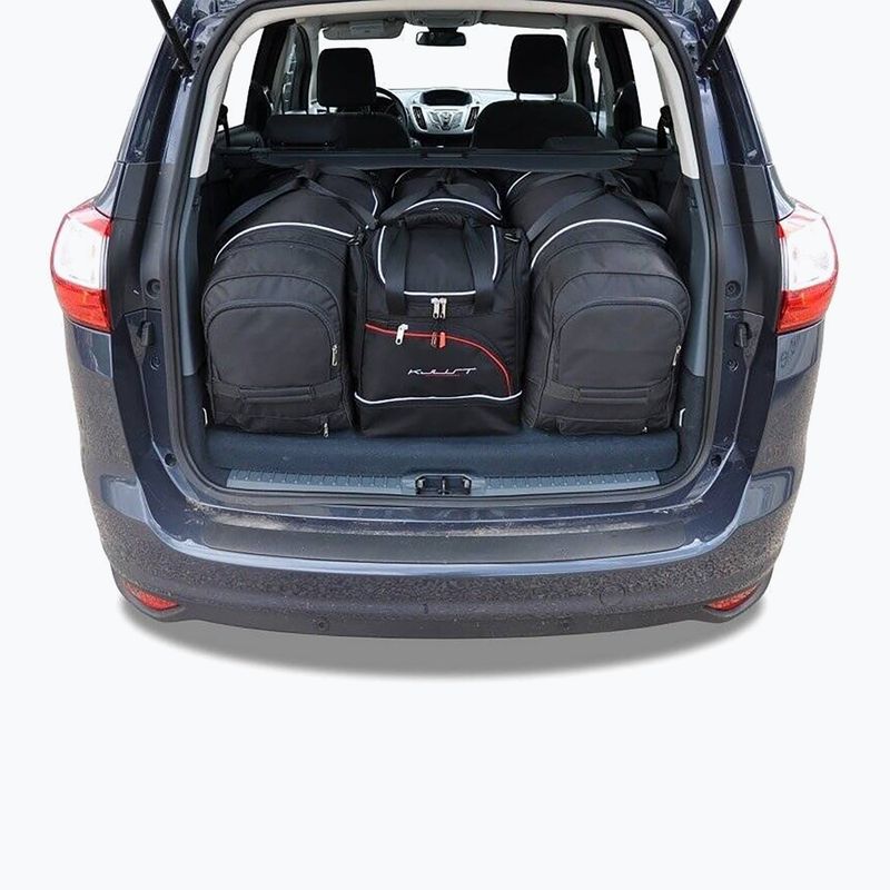 KJUST csomagtartó táska szett Ford Grand C-Max 2010-2015 4 db fekete 14