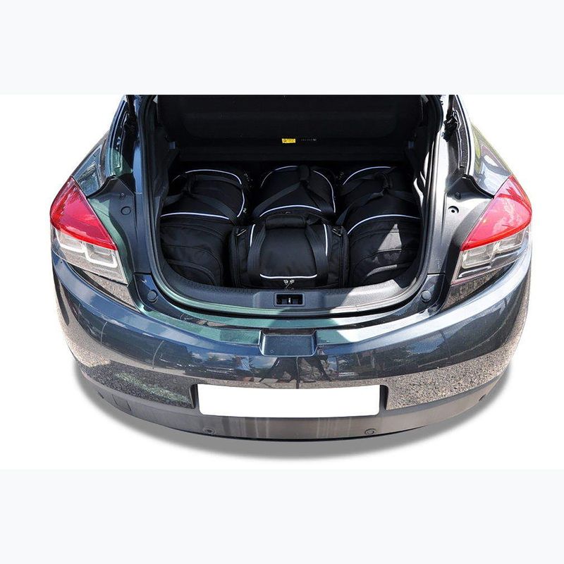 KJUST csomagtartó táska szett Renault Megane Coupe 2008+2016 4 db fekete. 10