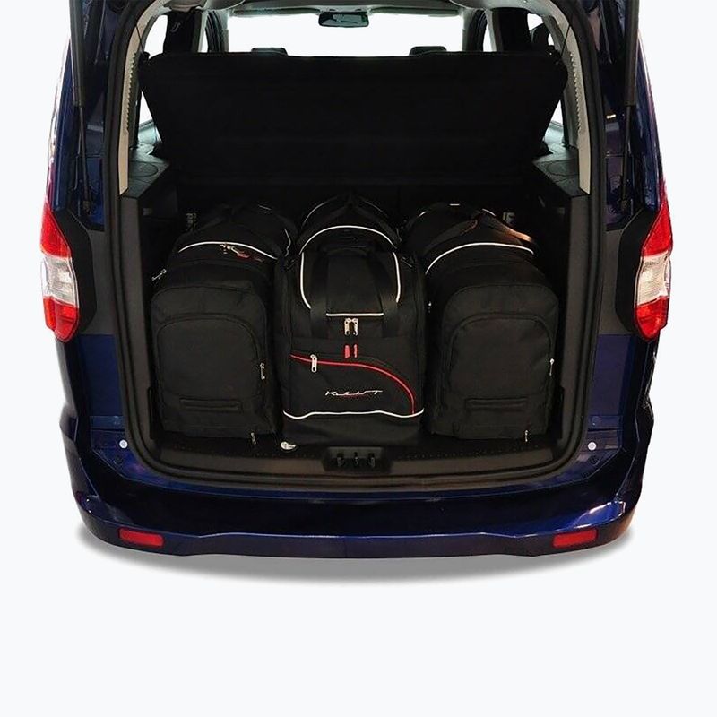 KJUST Ford Tourneo Courier 2014+ csomagtartó táska szett 4 db fekete 14