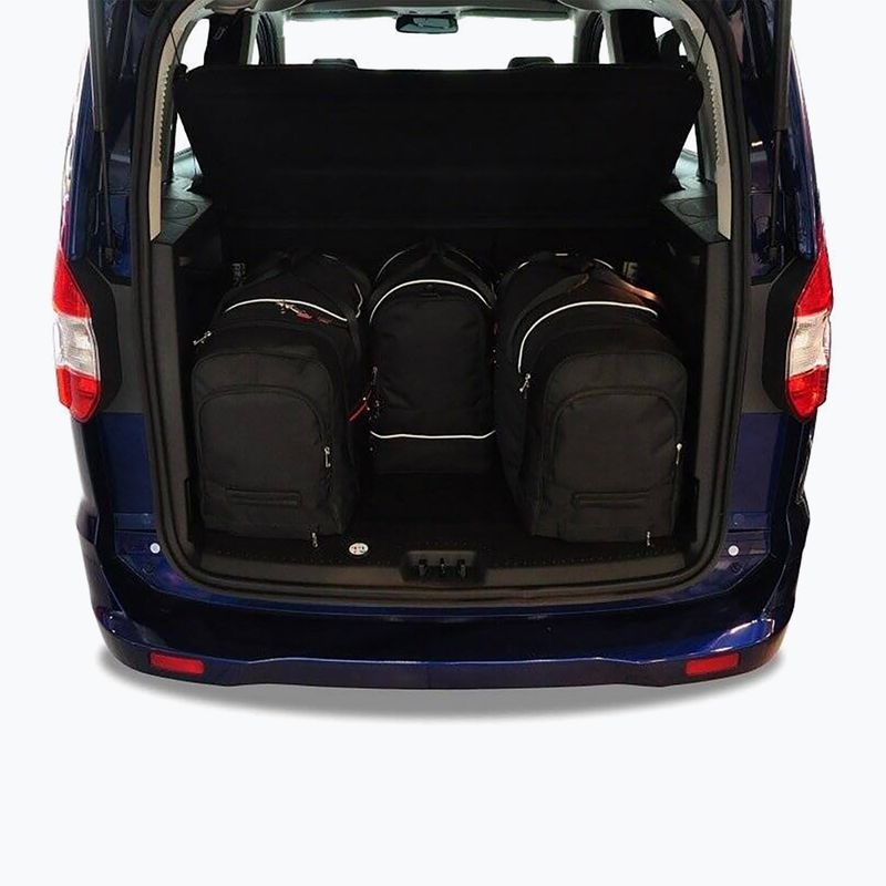 KJUST Ford Tourneo Courier 2014+ csomagtartó táska szett 4 db fekete 15