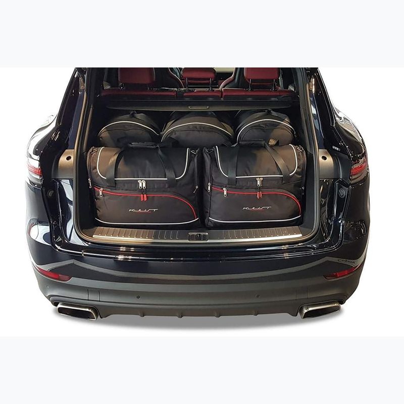 KJUST Porsche Cayenne 2017+ csomagtérzsák szett 5 db fekete. 14