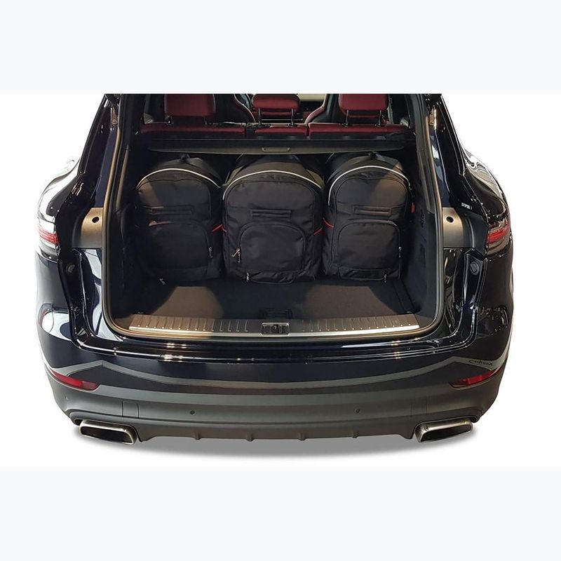 KJUST Porsche Cayenne 2017+ csomagtérzsák szett 5 db fekete. 15