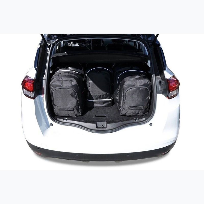 KJUST Renault Scenic 2015-2019 csomagtartó táskakészlet 4 db fekete. 13
