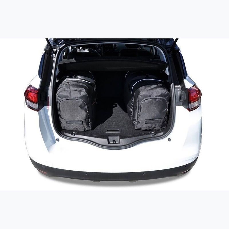 KJUST Renault Scenic 2015-2019 csomagtartó táskakészlet 4 db fekete. 14
