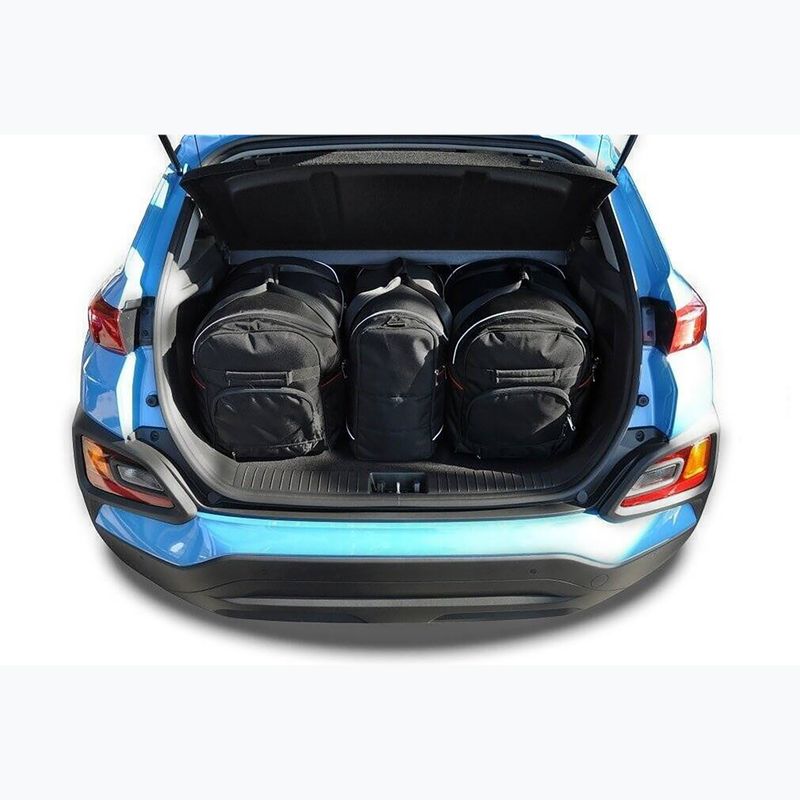 KJUST Hyundai Kona csomagtartó táska szett 2017-2022 3 db fekete 15