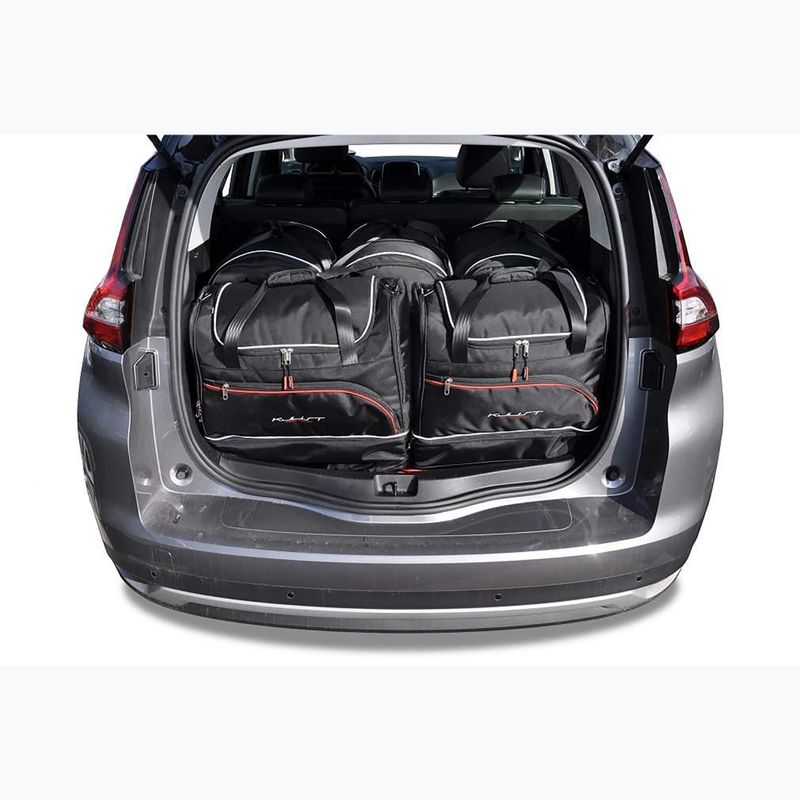 KJUST Renault Grand Scenic 2016-2021 csomagtartó táska szett 5 db fekete. 10