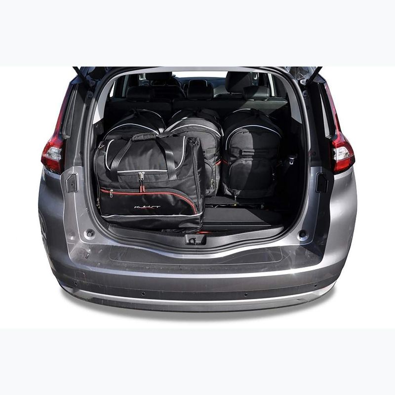 KJUST Renault Grand Scenic 2016-2021 csomagtartó táska szett 5 db fekete. 11