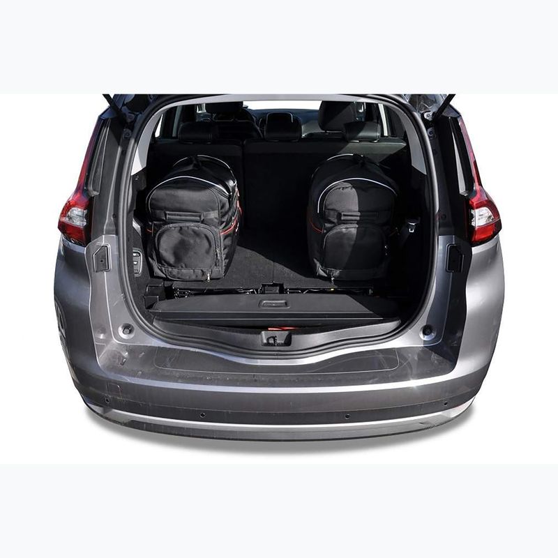 KJUST Renault Grand Scenic 2016-2021 csomagtartó táska szett 5 db fekete. 13