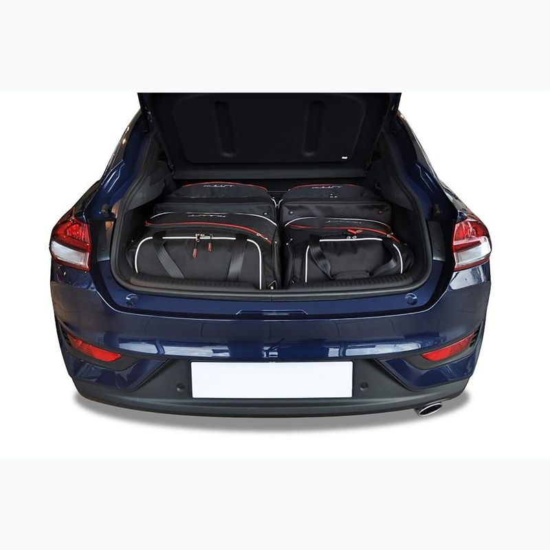 KJUST csomagtartó táska szett Hyundai I30 Fastback 2017+ 4 db fekete 13