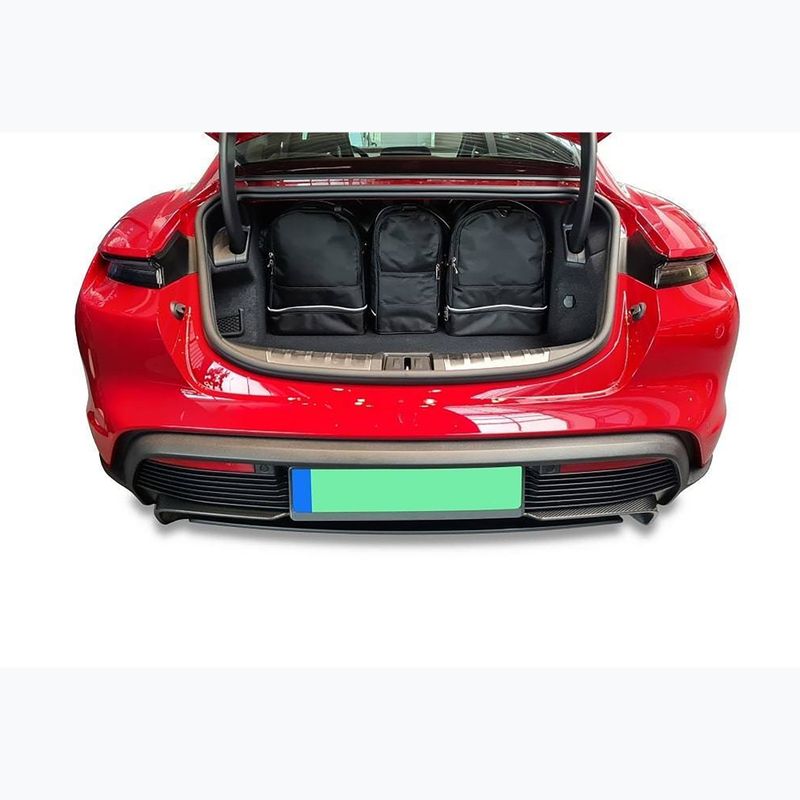 KJUST Porsche Taycan 2019+ 5 csomagtáska szett fekete. 13