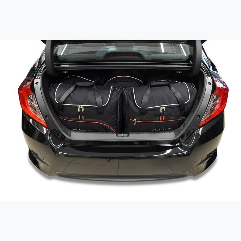 KJUST Honda Civic Limousine 2017-2021 csomagtartó táska szett 5 db fekete 12