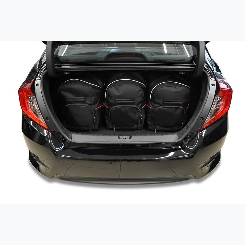 KJUST Honda Civic Limousine 2017-2021 csomagtartó táska szett 5 db fekete 14