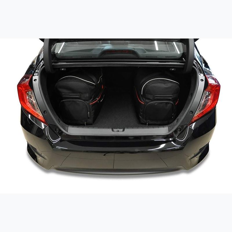 KJUST Honda Civic Limousine 2017-2021 csomagtartó táska szett 5 db fekete 15