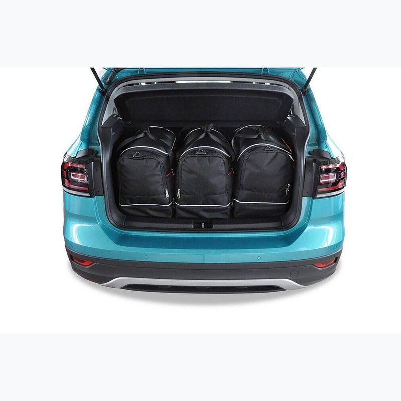 KJUST Volkswagen T-Cross 2018+ csomagtartó táska szett 3 db fekete. 14