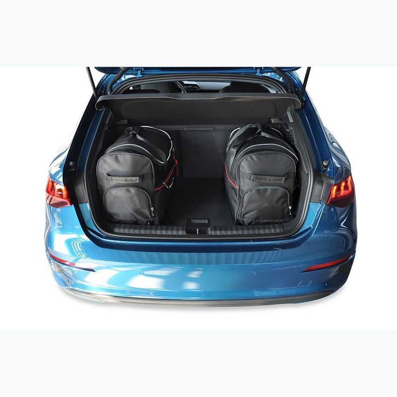 KJUST Audi A3 Sportback csomagtartó táska szett 2020+ 3 db fekete 13