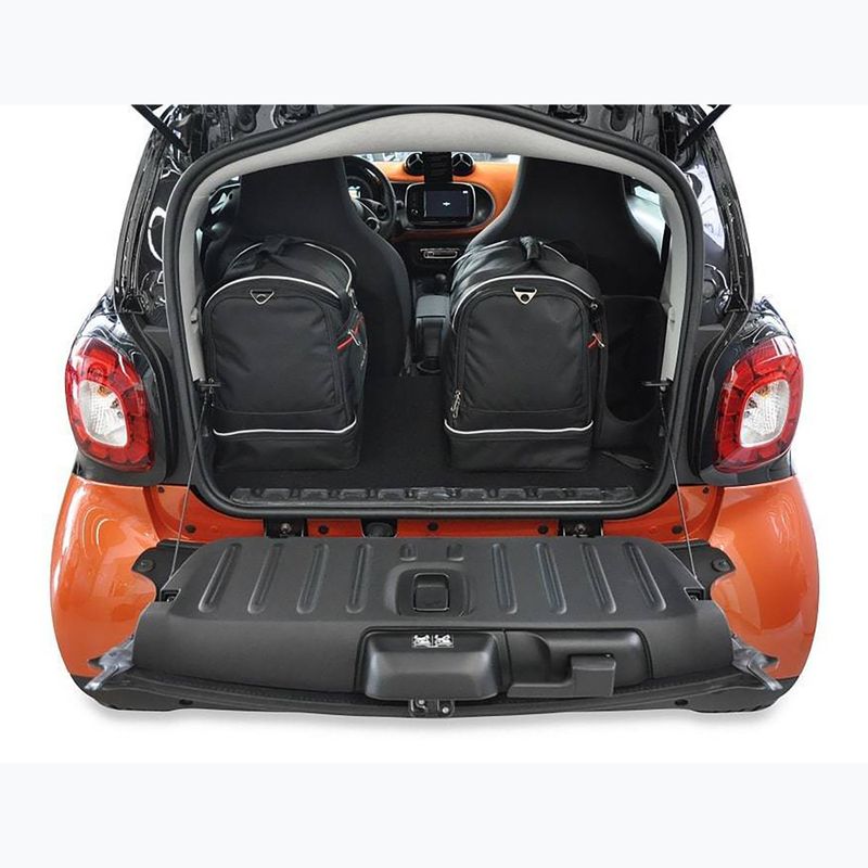 KJUST Smart Fortwo Coupe Ev 2020+ 3 csomagtartó táska szett fekete. 15