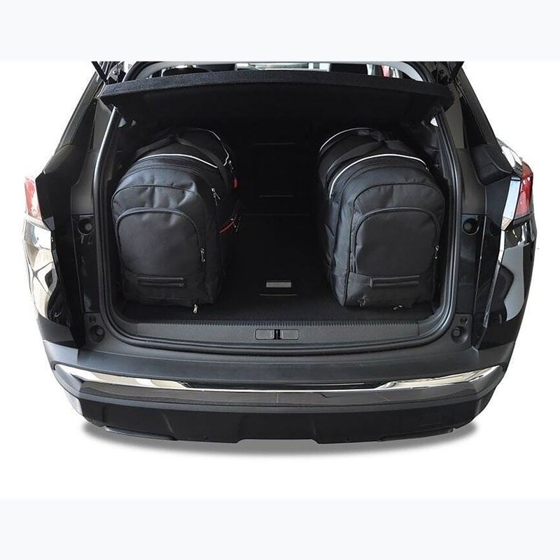 KJUST csomagtáska szett Peugeot 3008 Hybrid Phev 2019+ 4 db fekete. 15