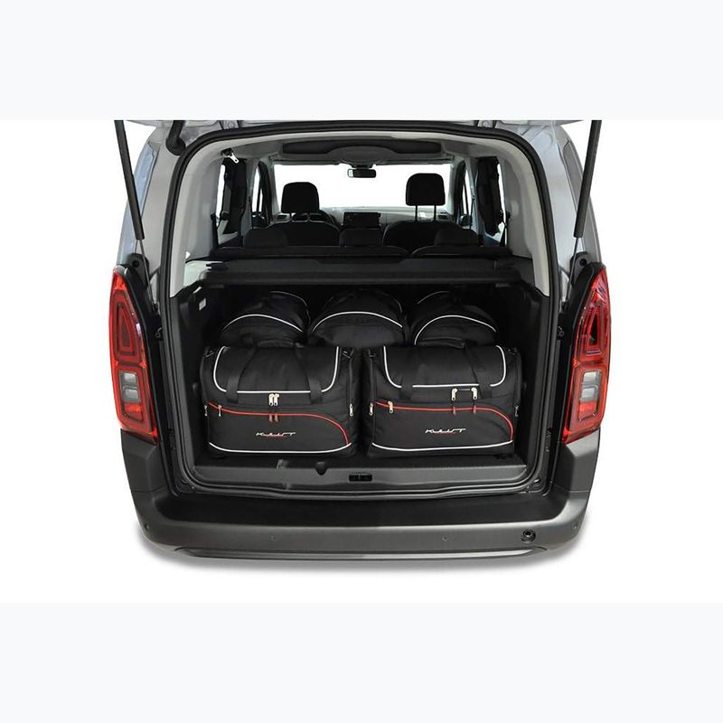 KJUST csomagtartó táska szett Citroen Berlingo M 2018+ 5 db fekete 12