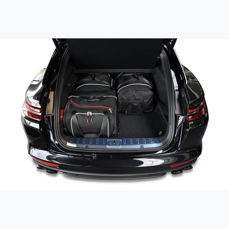 KJUST Porsche Panamera St 2017+ csomagtérzsák szett 4 db fekete. 13