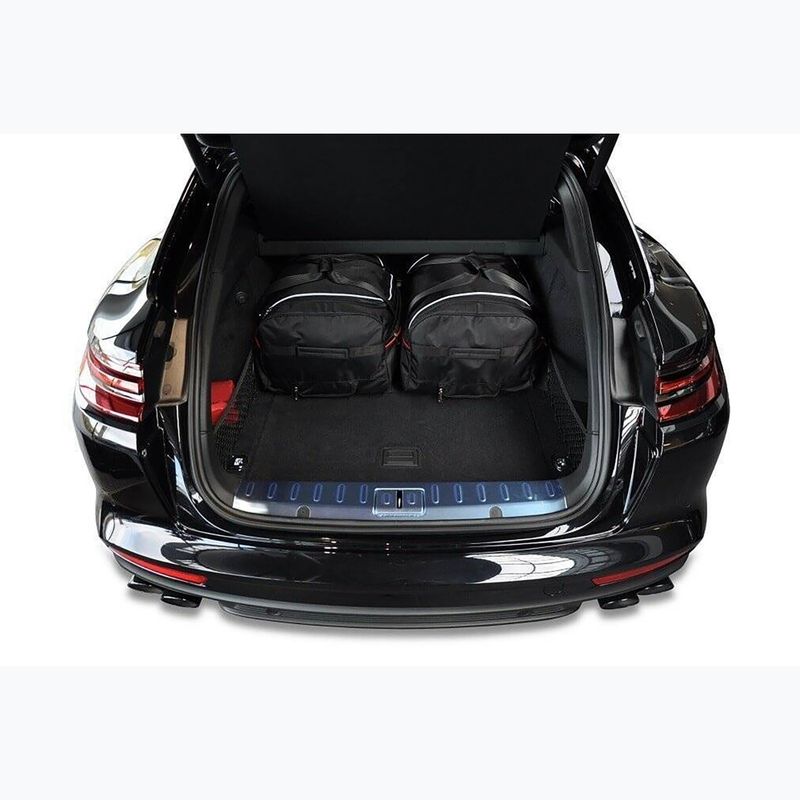 KJUST Porsche Panamera St 2017+ csomagtérzsák szett 4 db fekete. 14