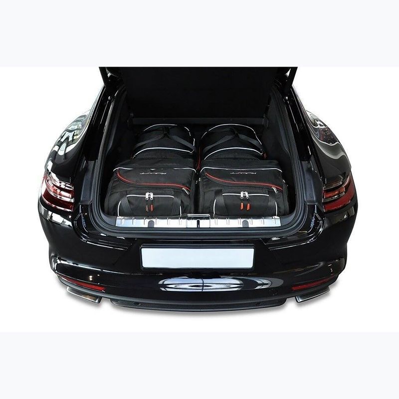 KJUST Porsche Panamera 2016+ 4 csomagtartó táska készlet fekete 12