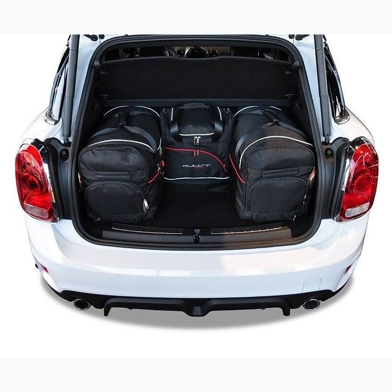 KJUST Mini Countryman Plug-In Hybrid 2017-2023 csomagtartó táska szett 4 db fekete. 13