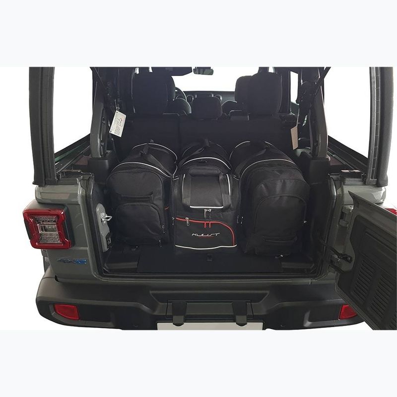 KJUST Jeep Wrangler Phev 2018+ 4 csomag csomagtartó táska szett fekete. 18
